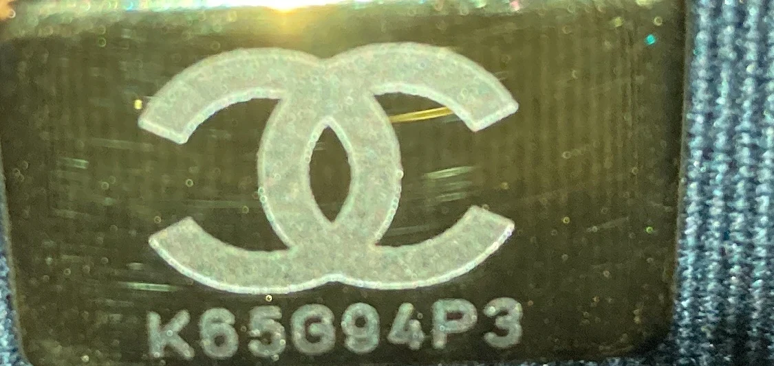 Lacquered Metal CC Wallet on Chain Quilted Lambskin - Deep Luxury