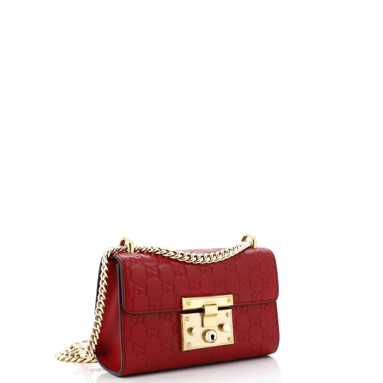 Padlock Shoulder Bag Guccissima Leather Small - Deep Luxury