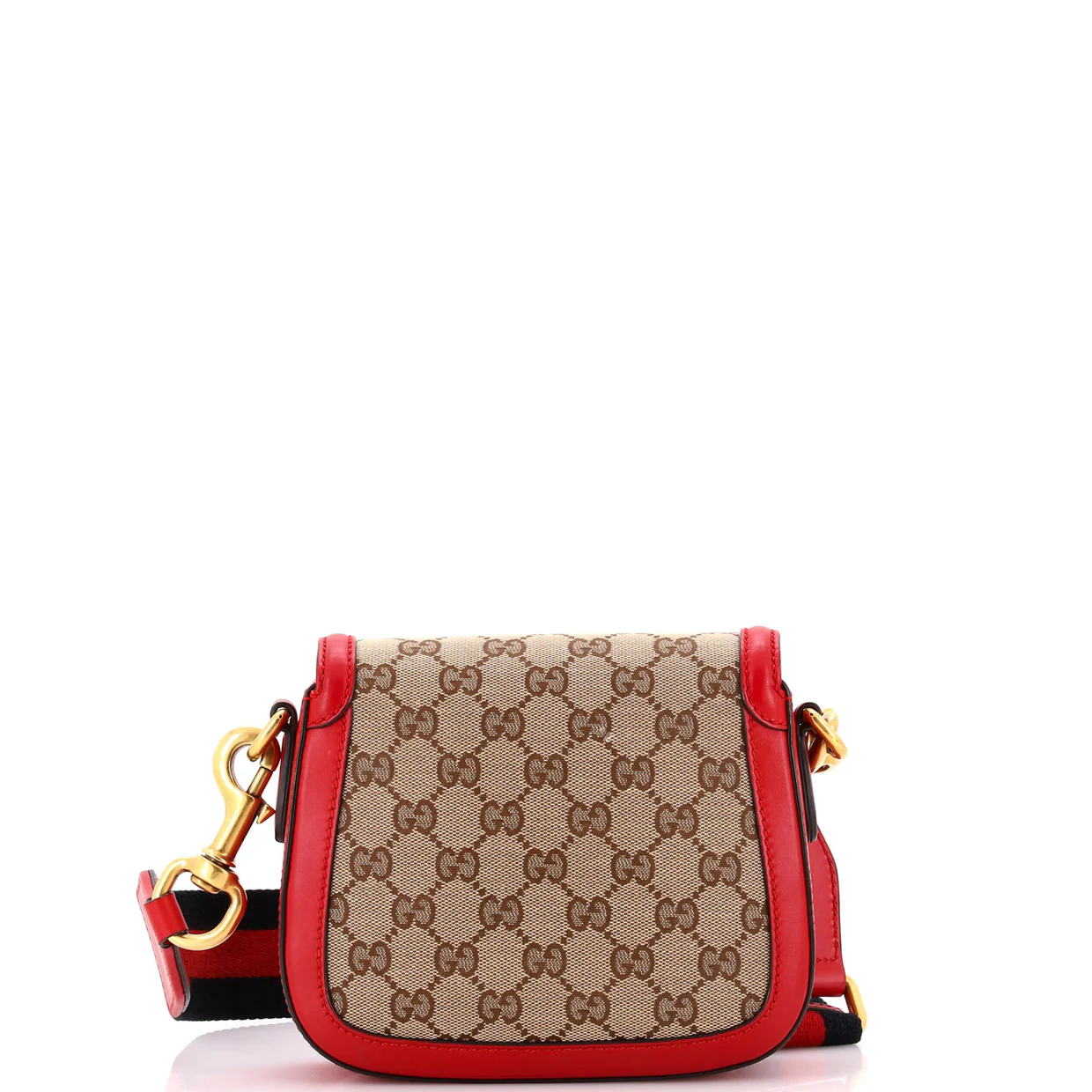 Lady Web Shoulder Bag GG Canvas Small - Deep Luxury