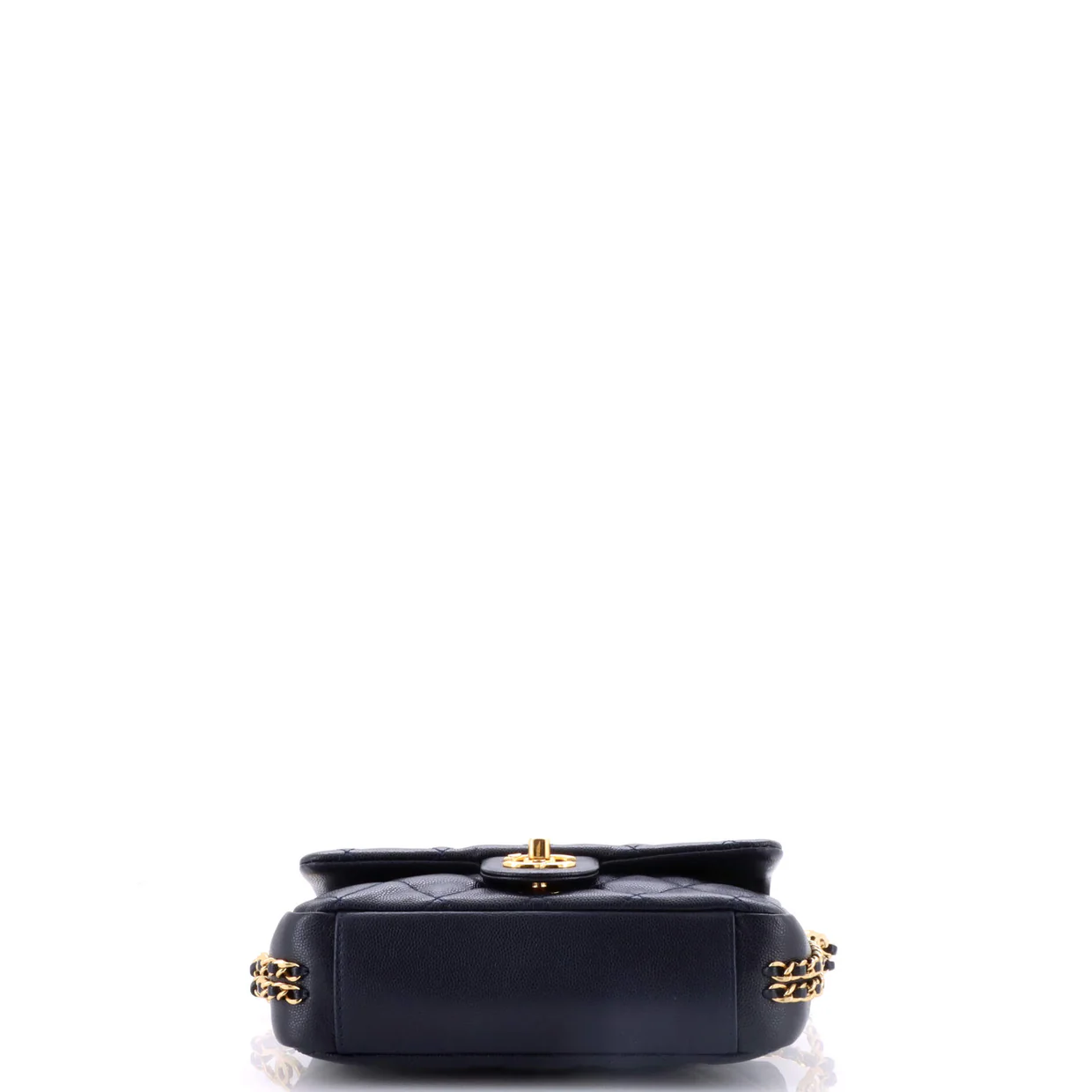 Coco You Chain Flap Bag Quilted Caviar Mini - Deep Luxury