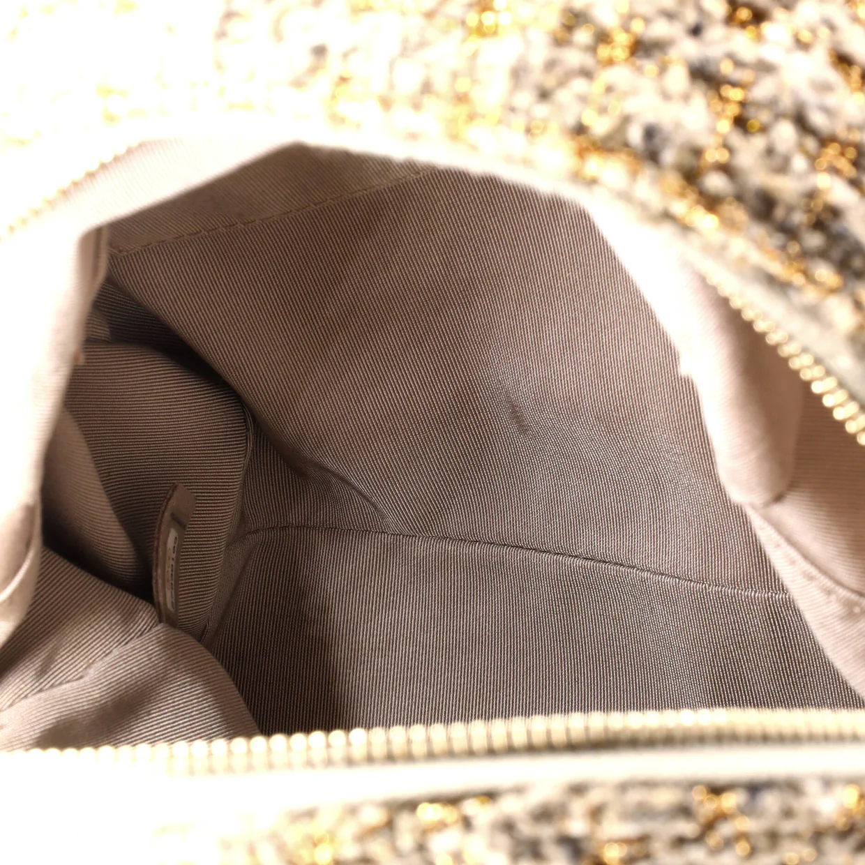 CC Pocket Backpack Quilted Tweed Mini - Deep Luxury