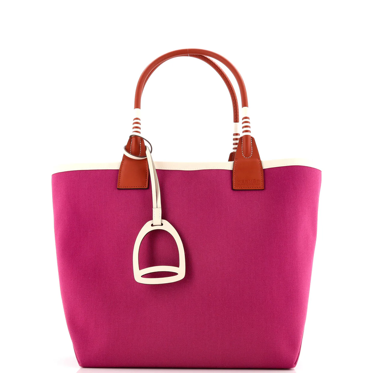 Sac Steeple Tote Toile with Leather 28 - Deep Luxury