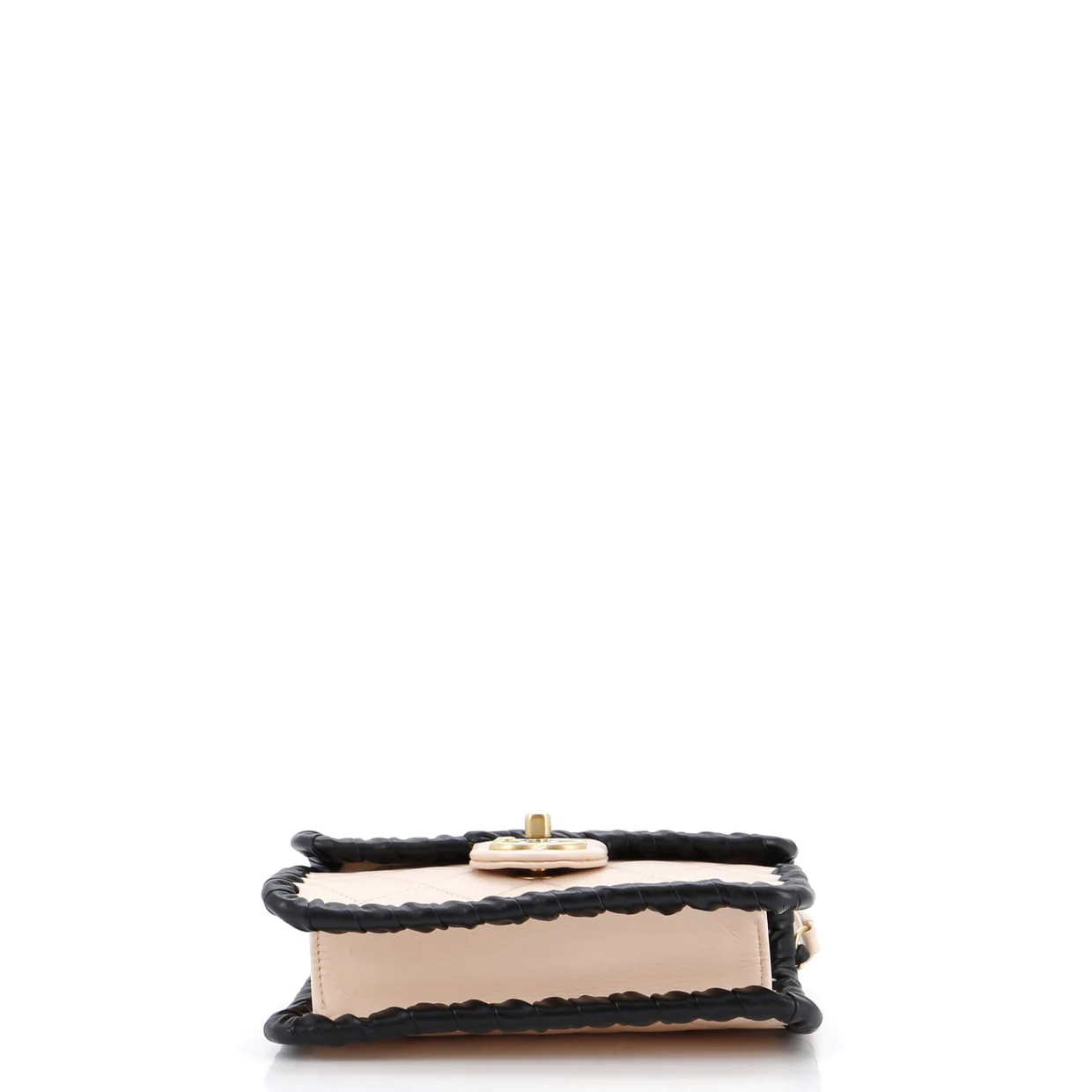 My Own Frame Flap Bag Braided Quilted Calfskin Mini - Deep Luxury