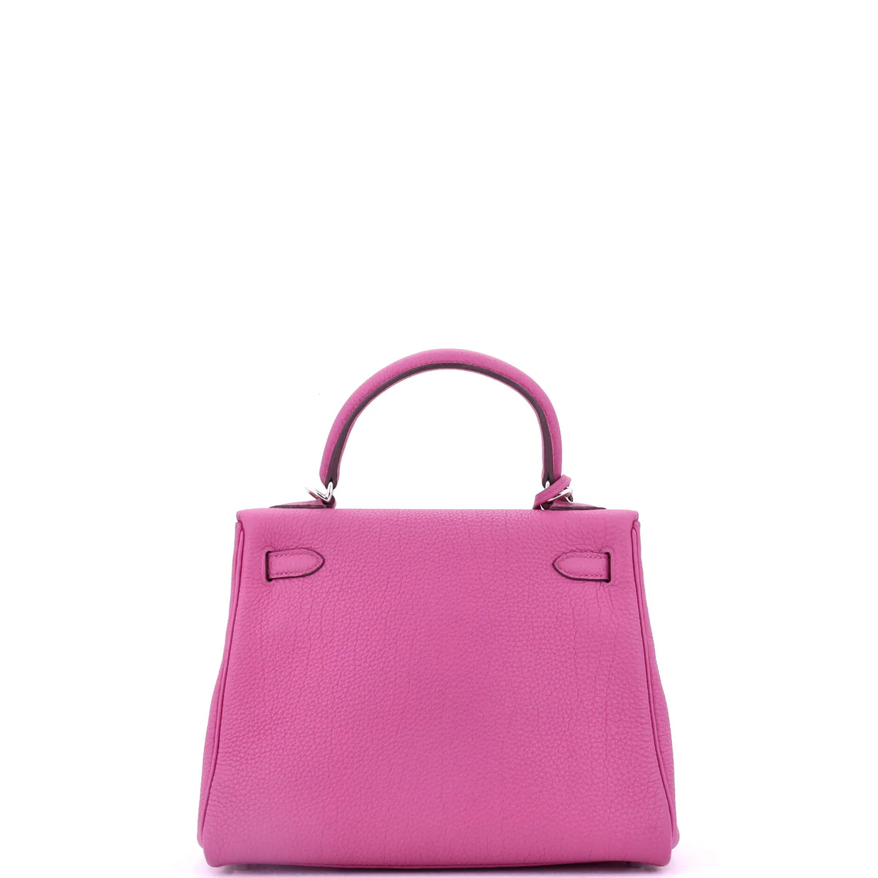 Kelly Handbag Magnolia Togo with Palladium Hardware 25 - Deep Luxury