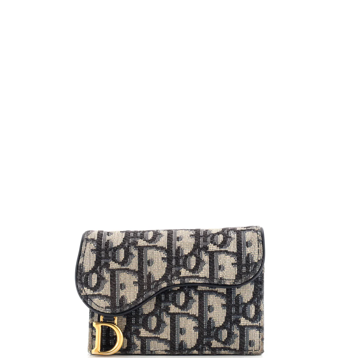 Saddle Card Case Oblique Canvas - Deep Luxury