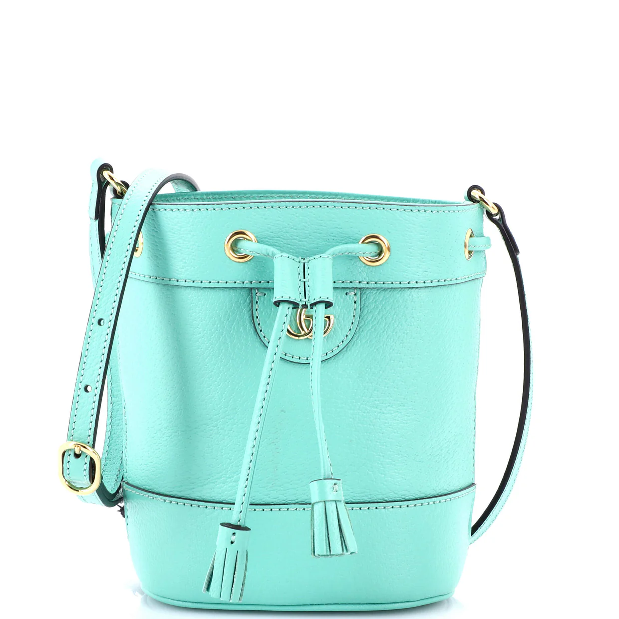 Ophidia Bucket Bag Leather Mini - Deep Luxury