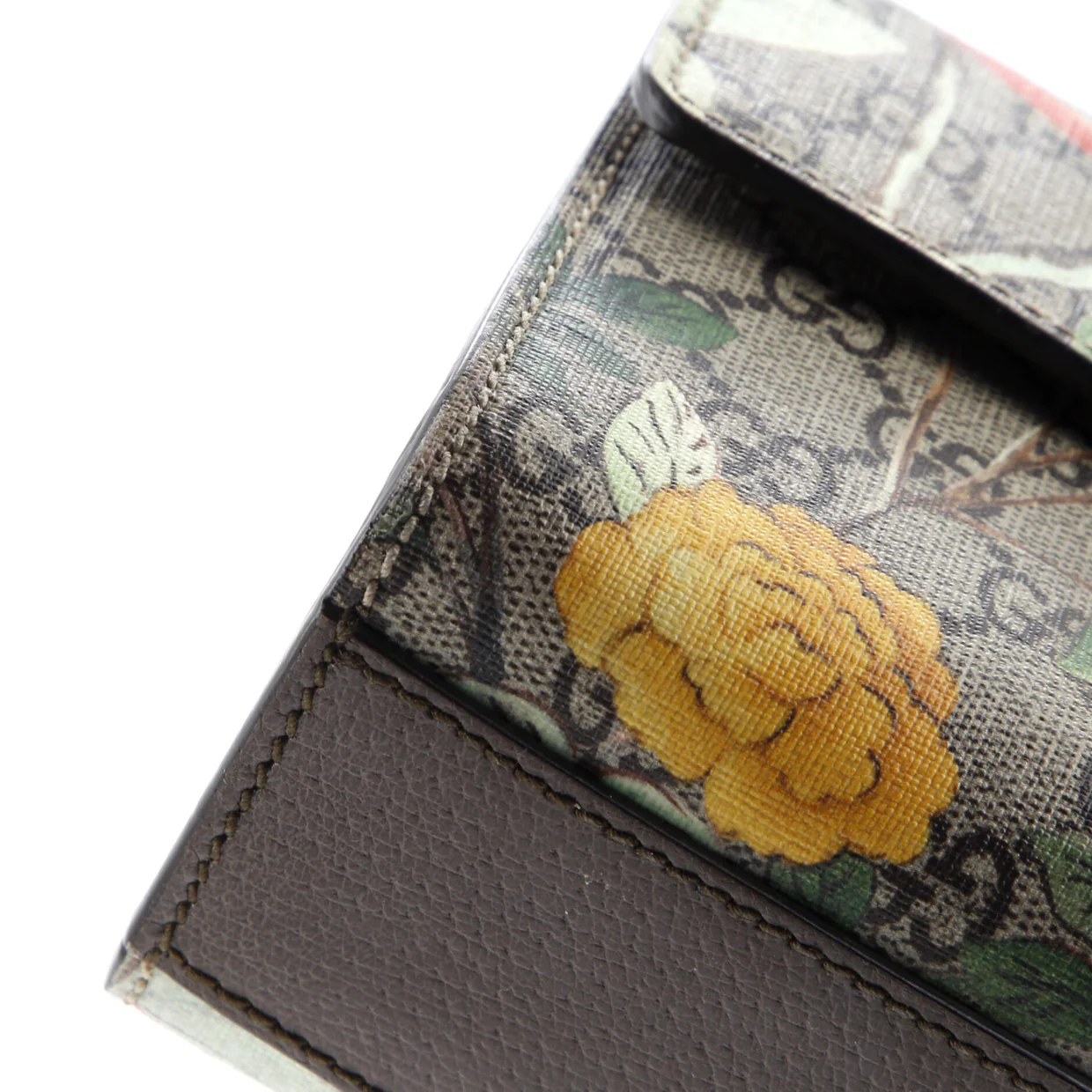 Padlock Shoulder Bag Tian Print GG Coated Canvas Small - Deep Luxury