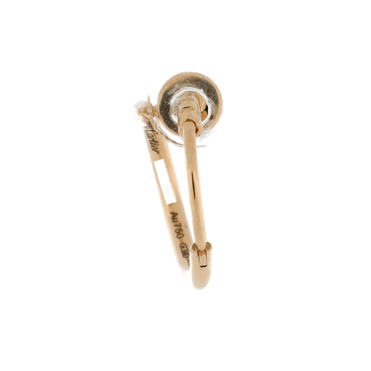 Juste un Clou Single Hoop Earring Earrings 18K Yellow Gold Small - Deep Luxury