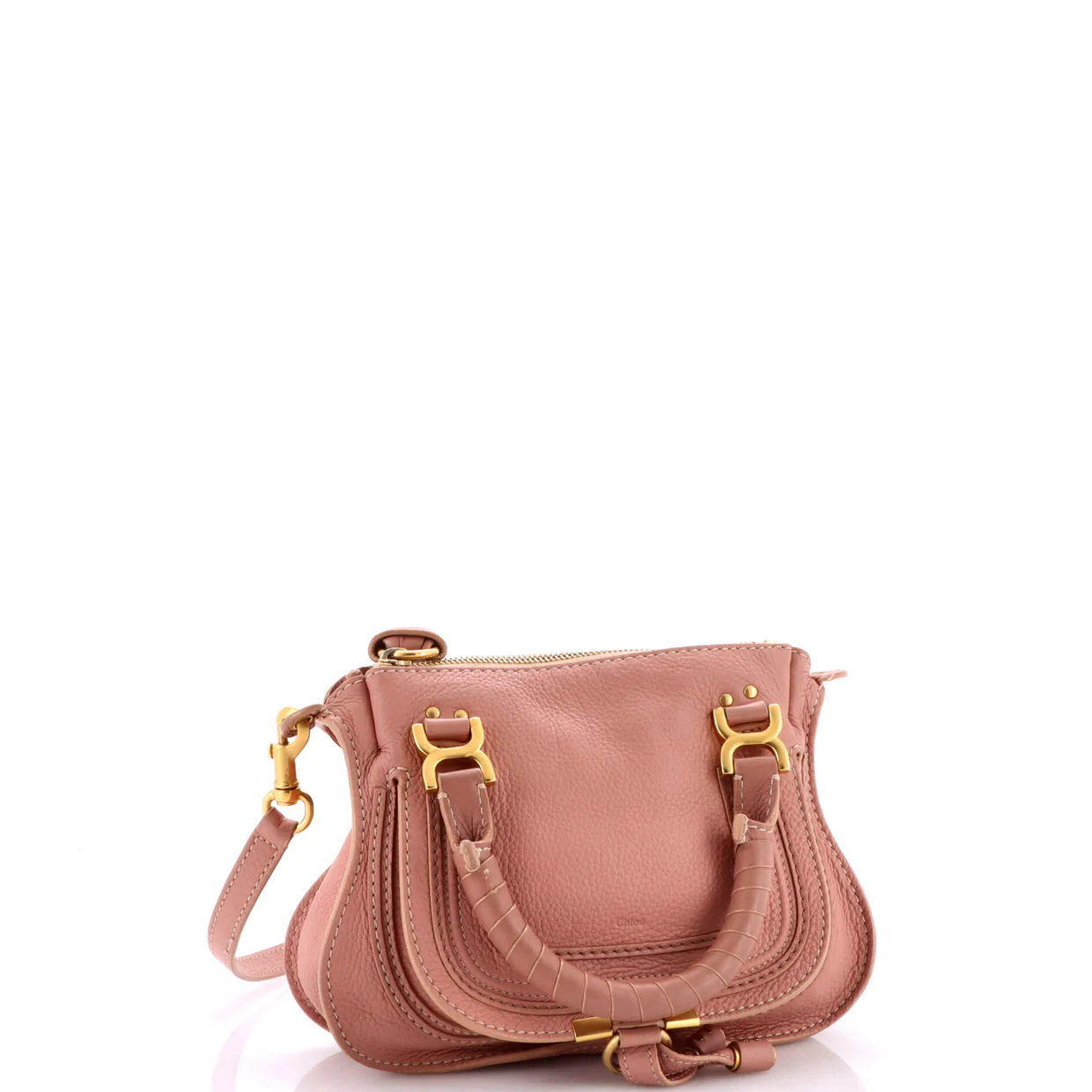 Marcie Satchel Leather Baby - Deep Luxury