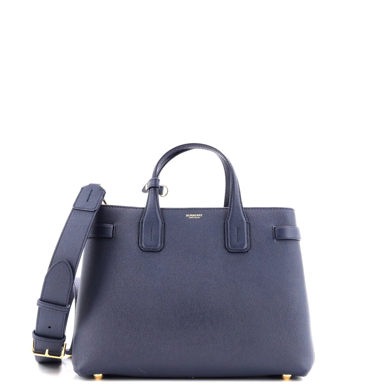 Banner Tote Leather Medium - Deep Luxury