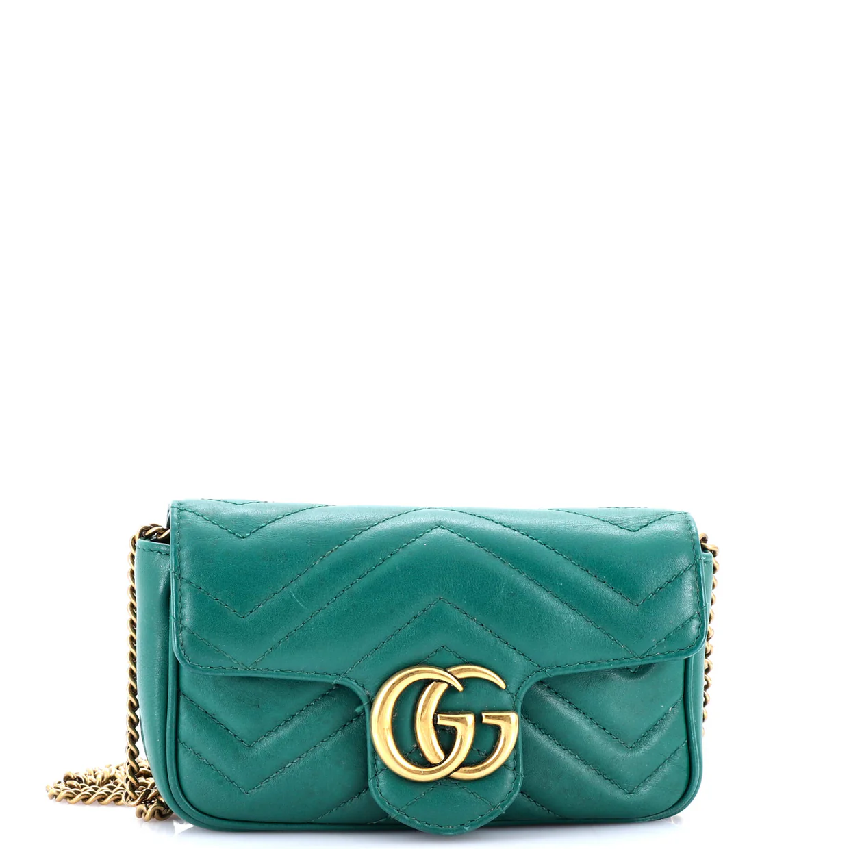 GG Marmont Flap Bag Matelasse Leather Super Mini - Deep Luxury