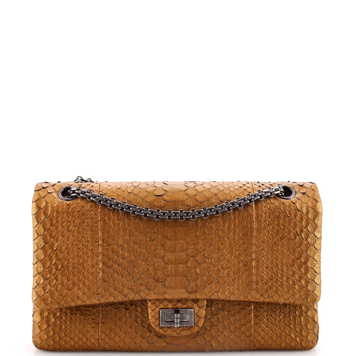Reissue 2.55 Flap Bag Python 226 - Deep Luxury