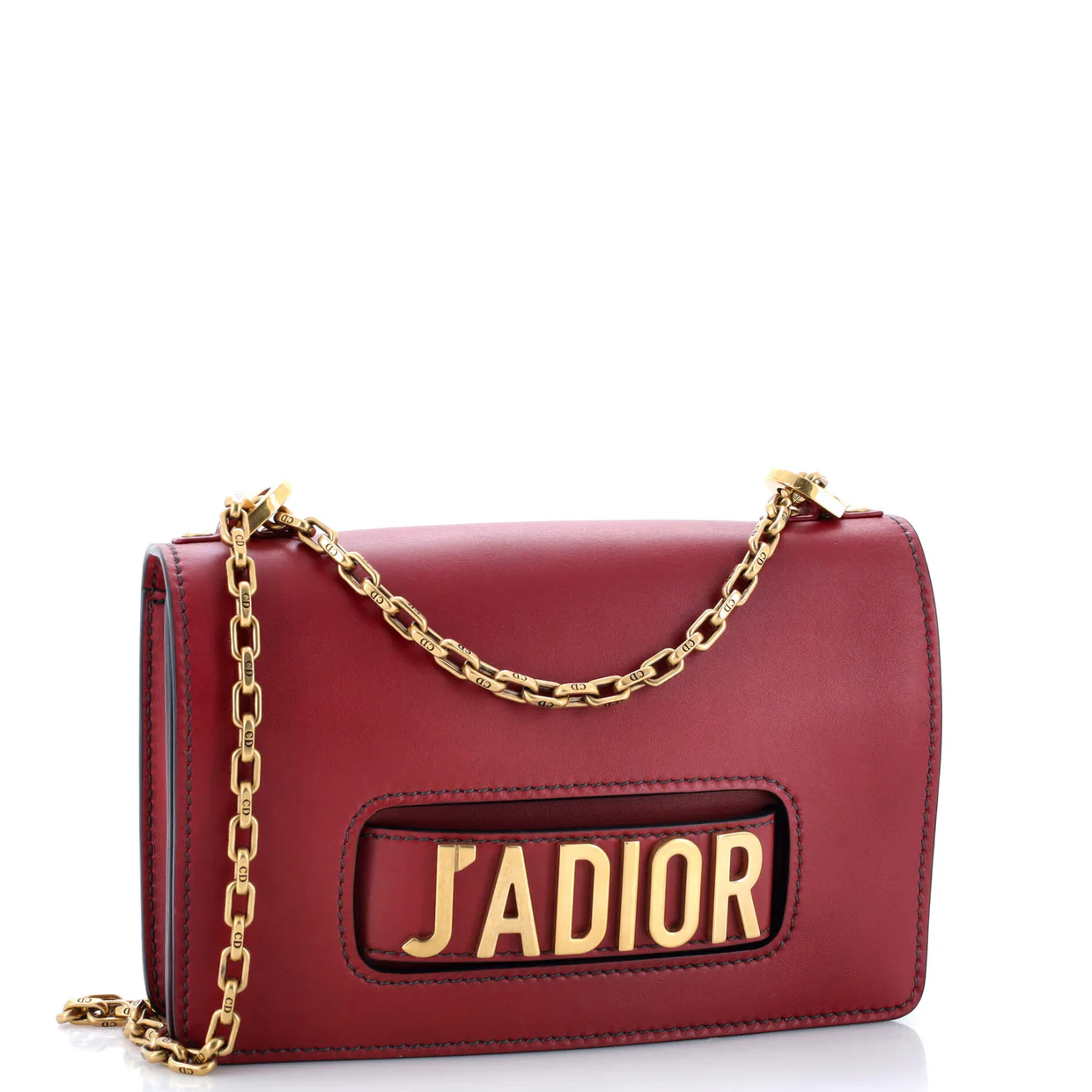 J'Adior Flap Bag Leather Medium - Deep Luxury