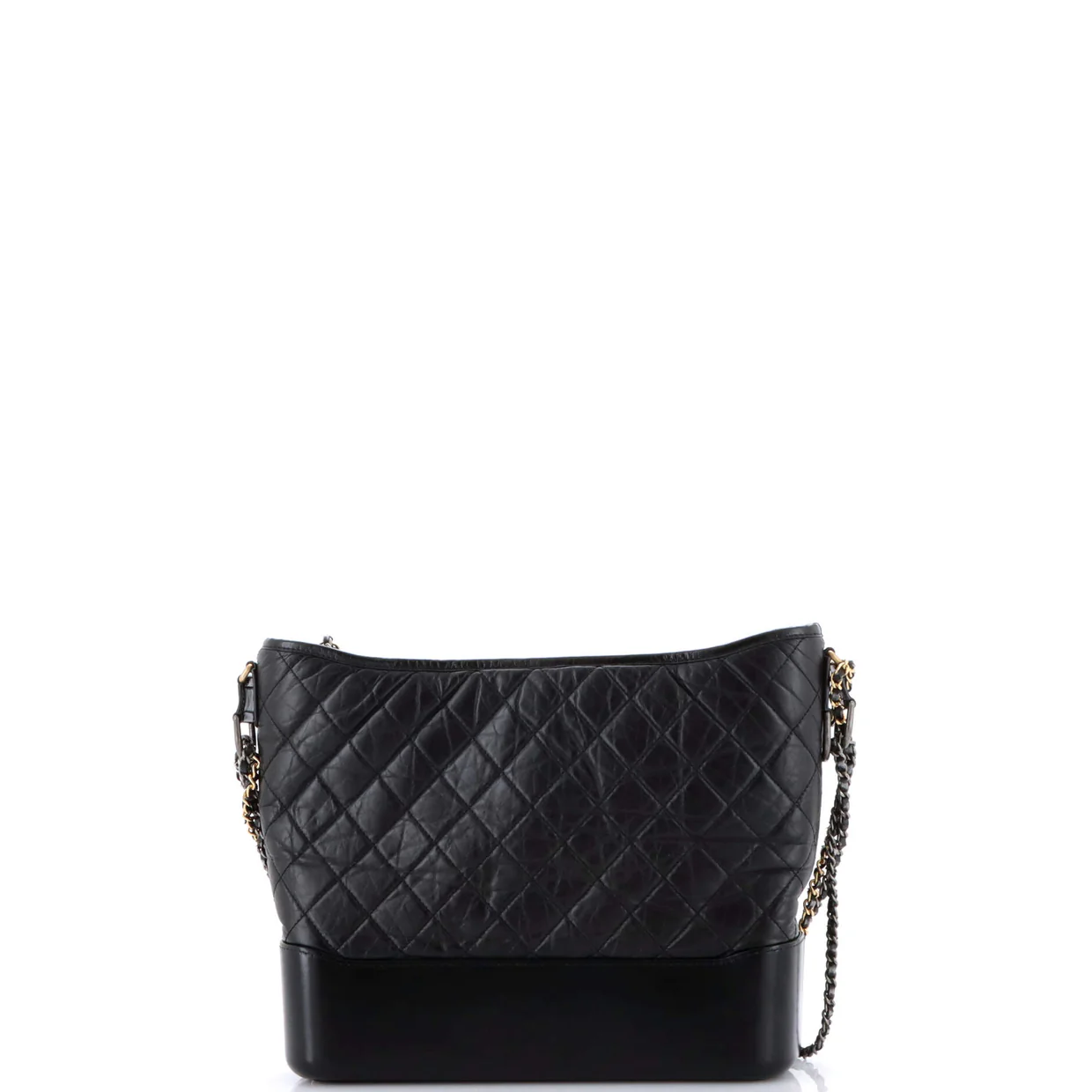 Gabrielle Hobo Quilted Aged Calfskin Large - Deep Luxury