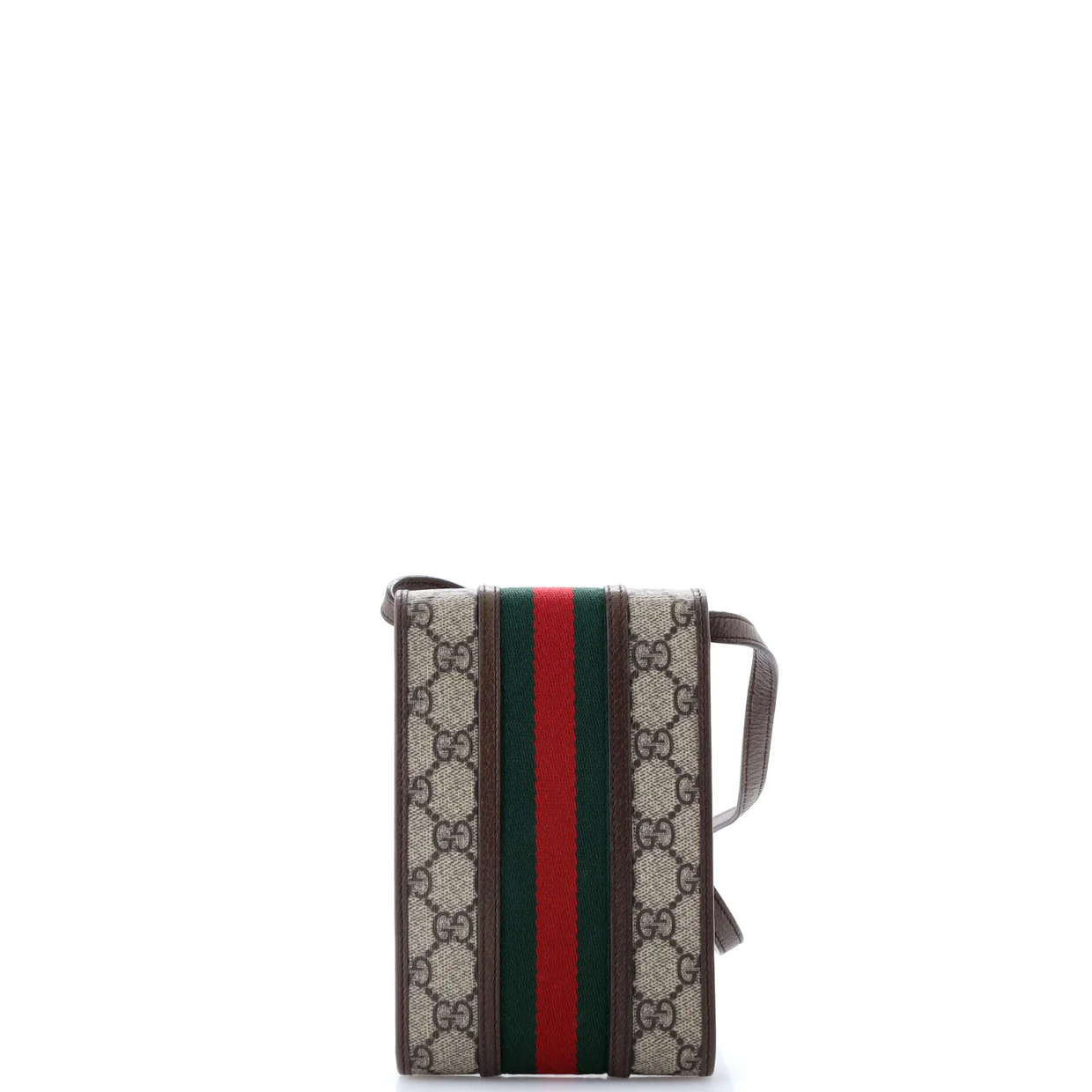 Ophidia Vertical Flap Crossbody Bag GG Coated Canvas Mini - Deep Luxury