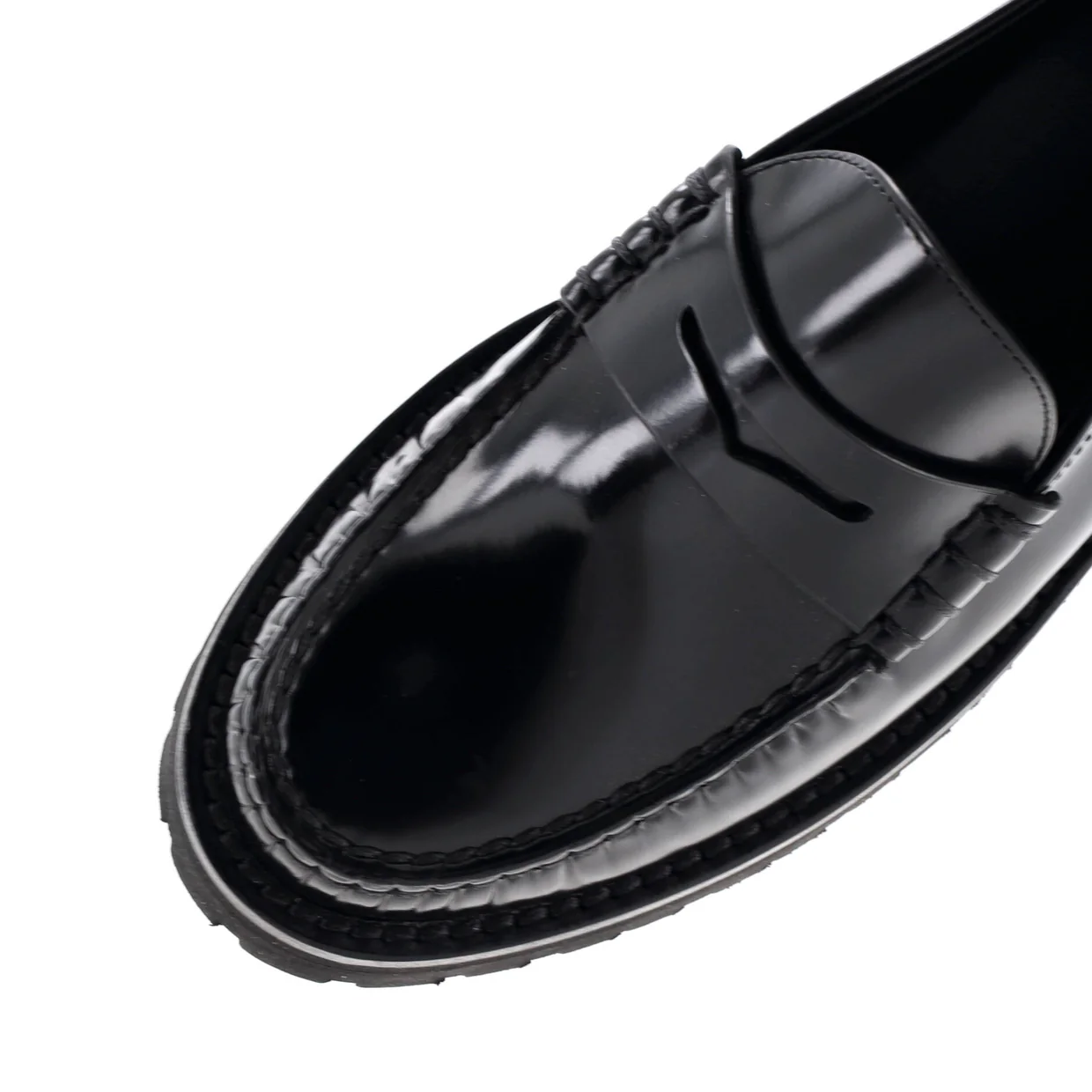 Women's Le Monogram Penny Loafers Leather - Deep Luxury