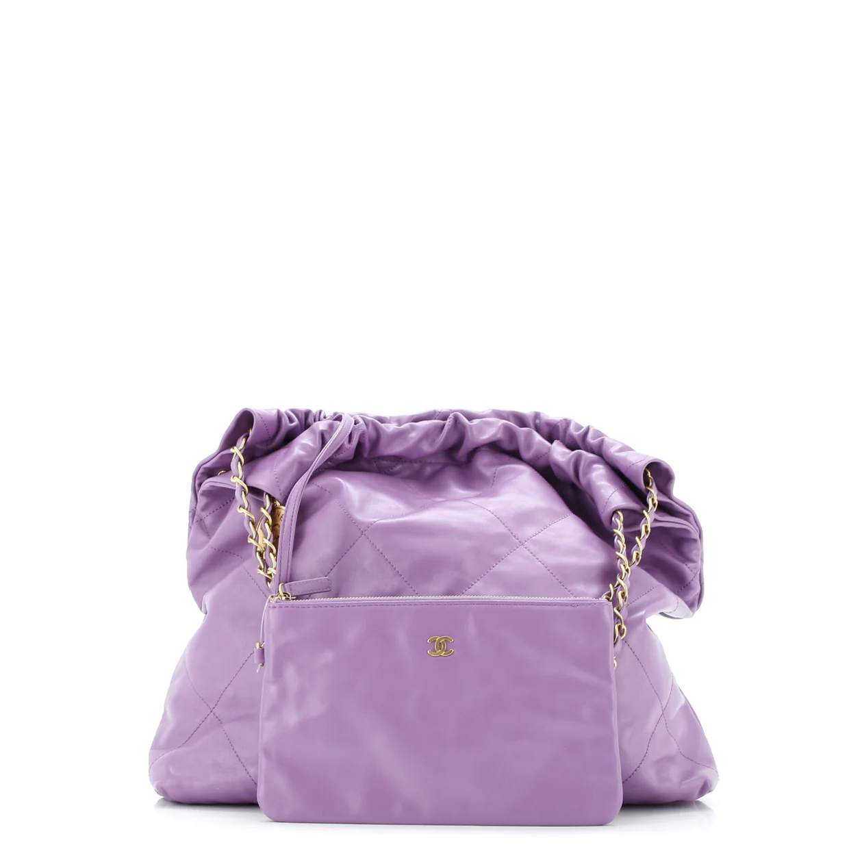 22 Chain Hobo Quilted Calfskin Medium - Deep Luxury
