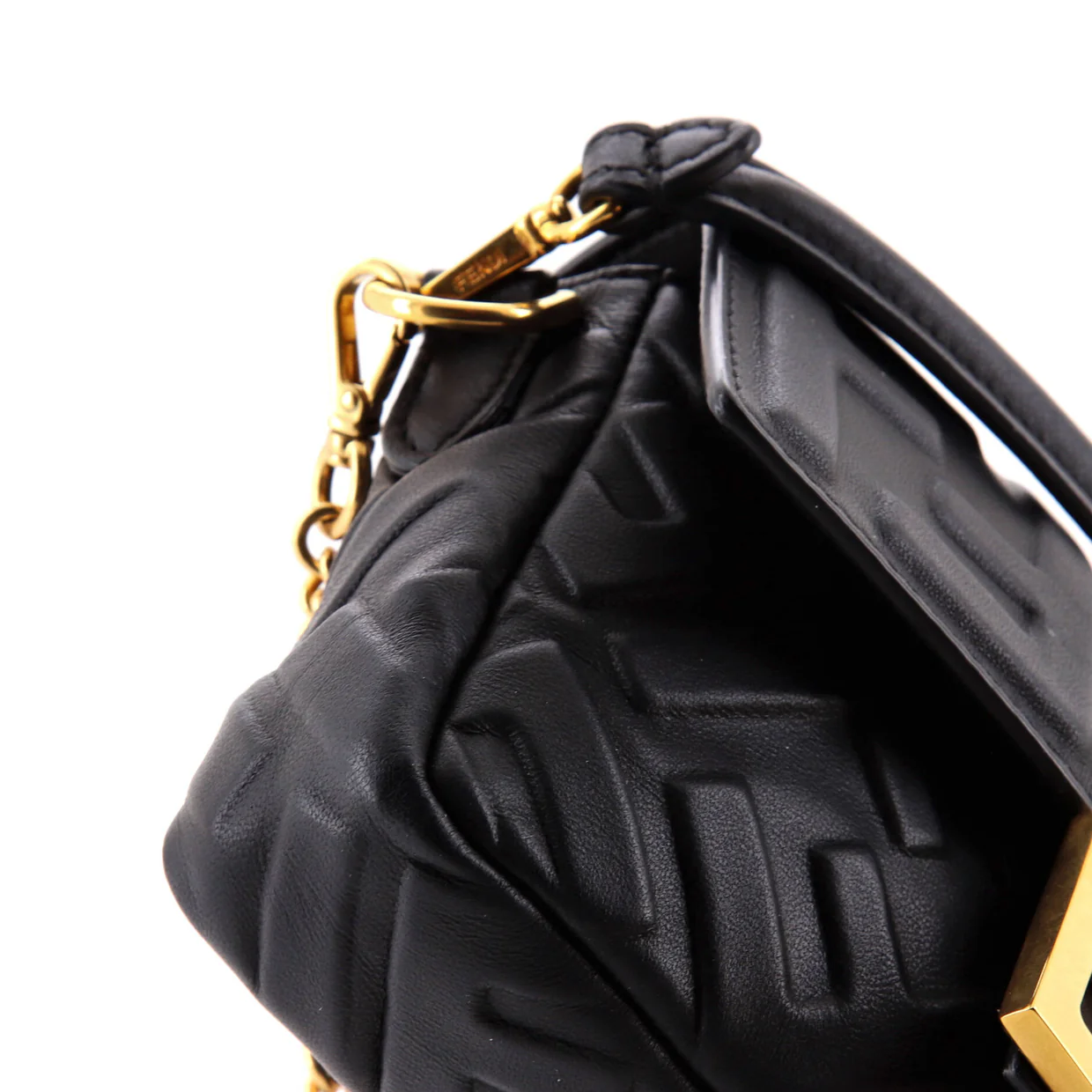 Baguette NM Bag Zucca Embossed Leather Mini - Deep Luxury