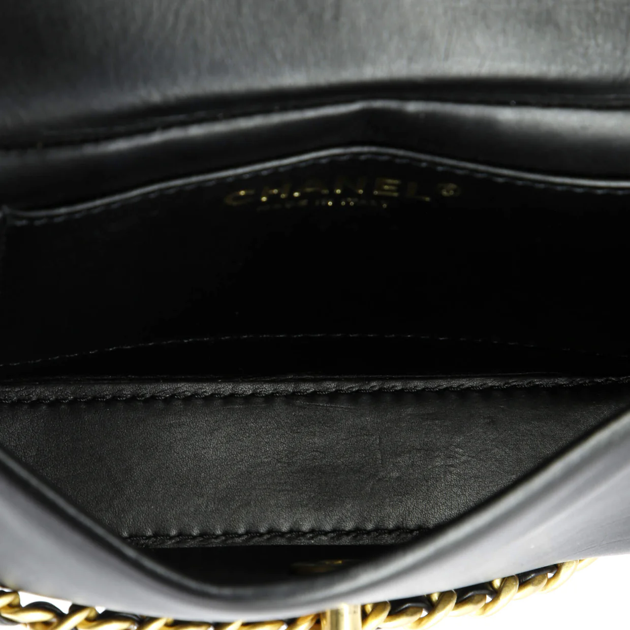 Nailed CC Full Flap Bag Quilted Calfskin Mini - Deep Luxury