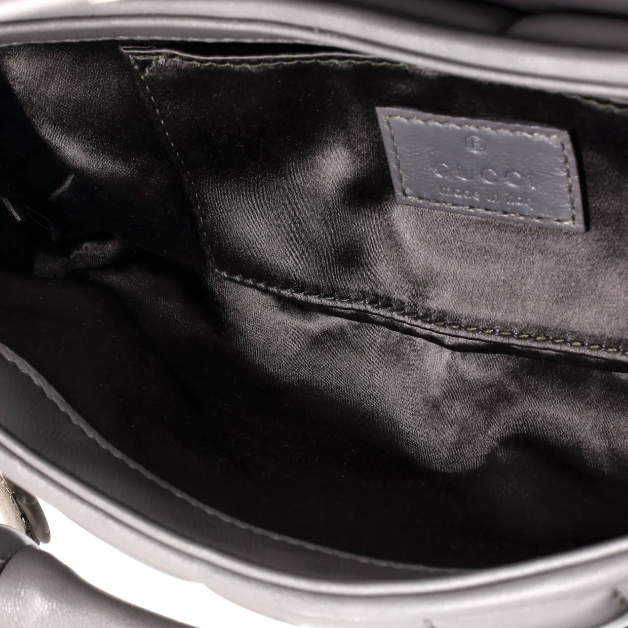 Horsebit Chain Shoulder Bag Vertical Quilted Leather Small - Deep Luxury