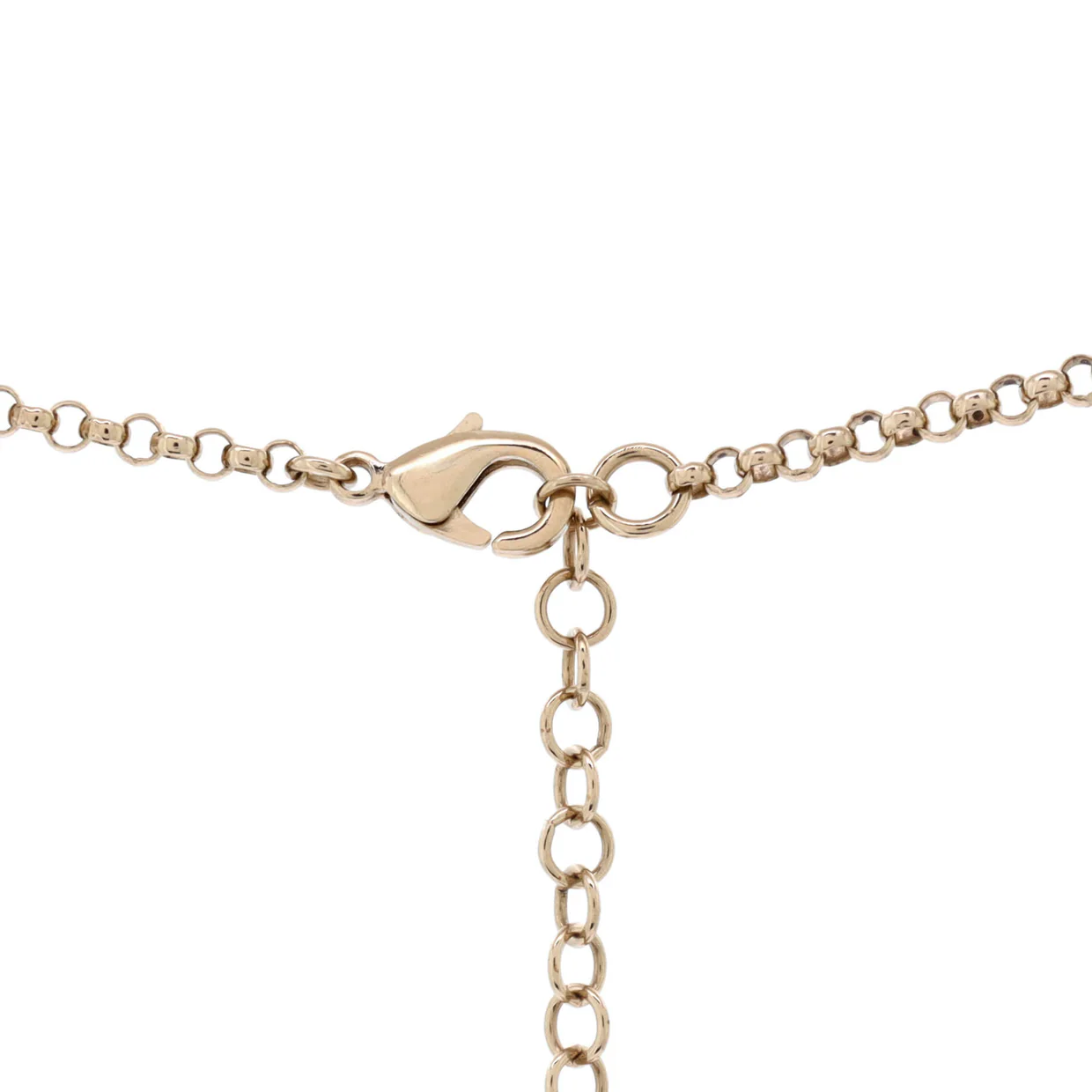 Coco In Love Heart CC Link Necklace Metal - Deep Luxury