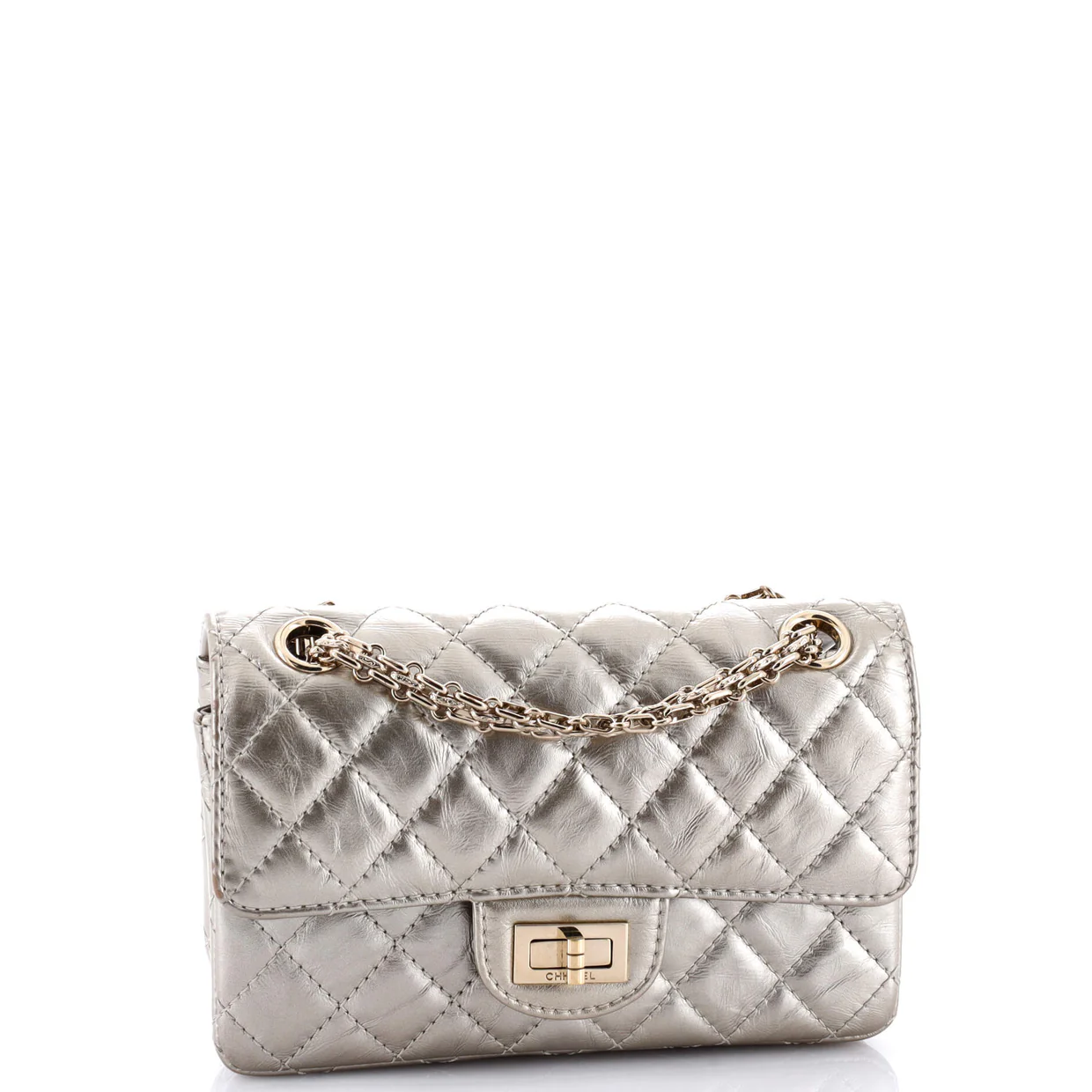 Reissue 2.55 Flap Bag Quilted Aged Calfskin Mini - Deep Luxury