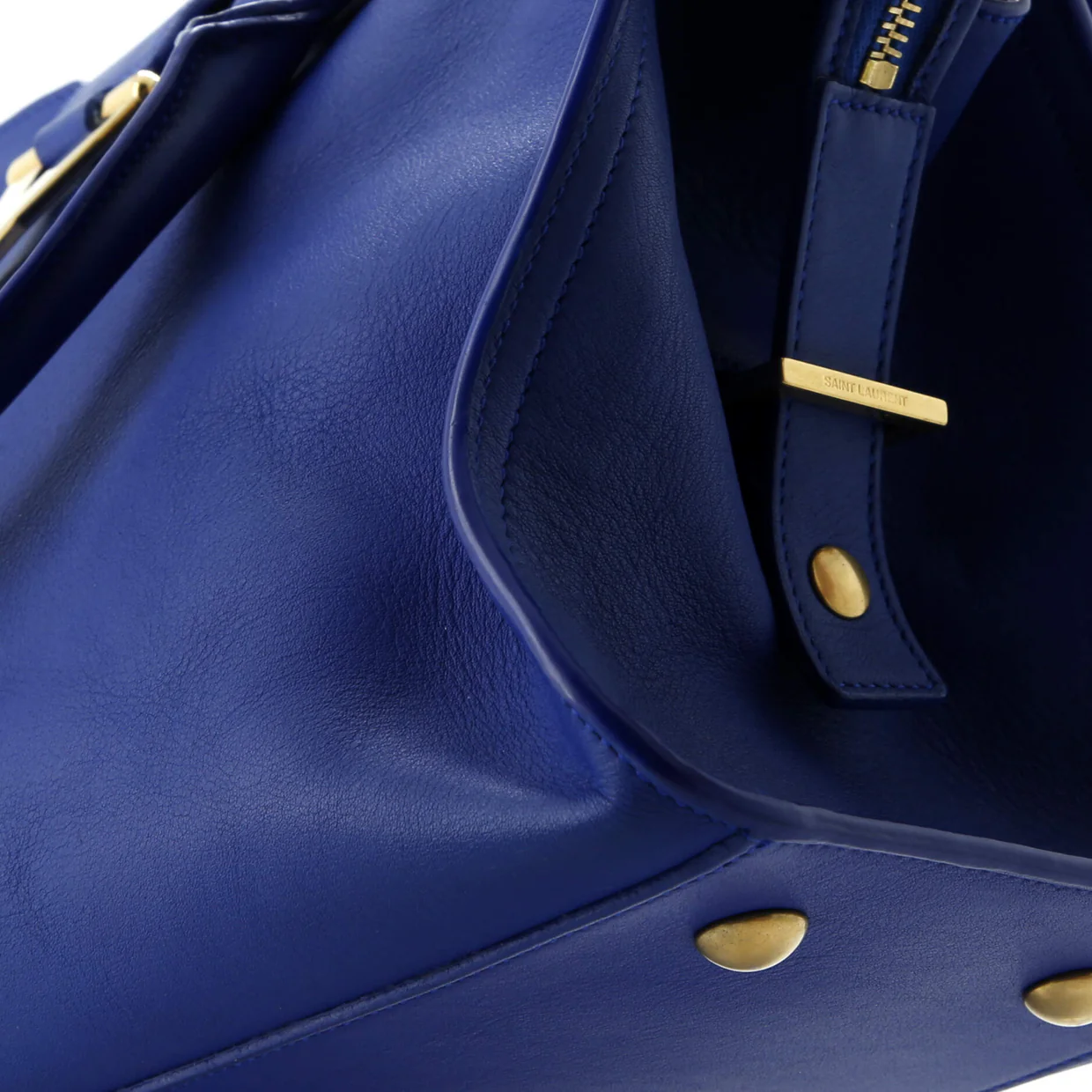 Classic Y Cabas Leather Small - Deep Luxury