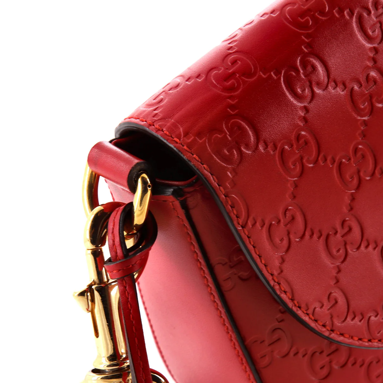 Padlock Saddle Shoulder Bag Guccissima Leather Medium - Deep Luxury