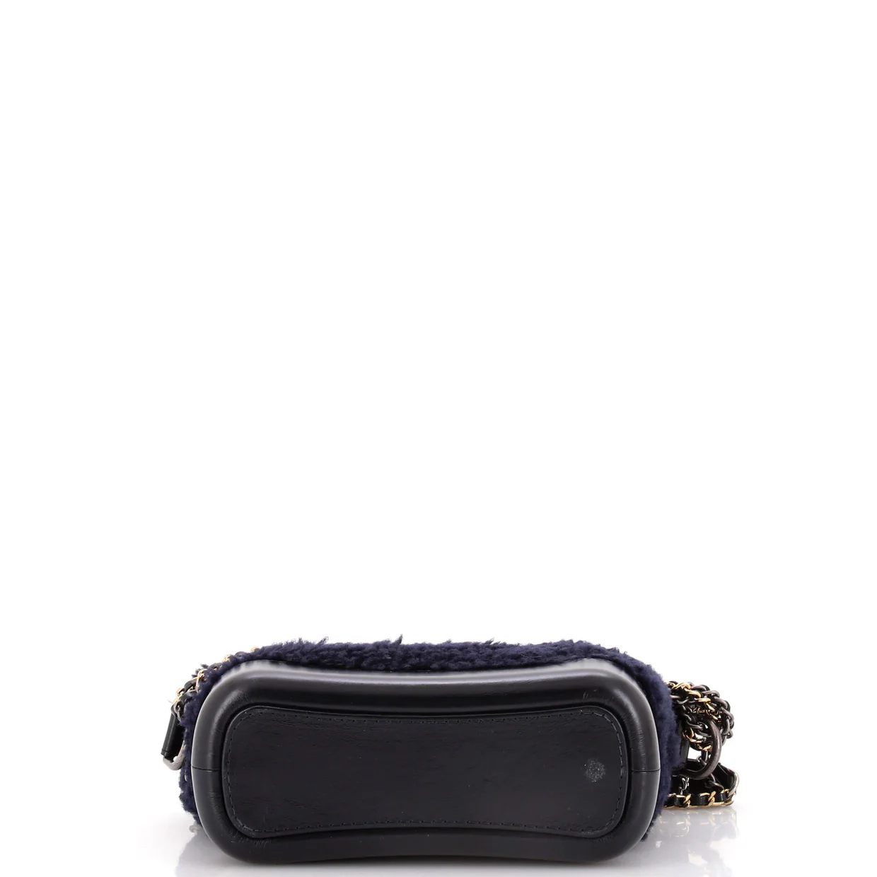 Gabrielle Hobo Shearling and Leather Small - Deep Luxury