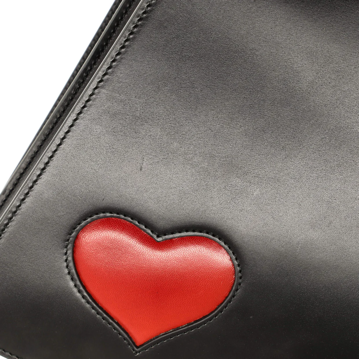 Web Heart GG Marmont Chain Shoulder Bag Leather Medium - Deep Luxury