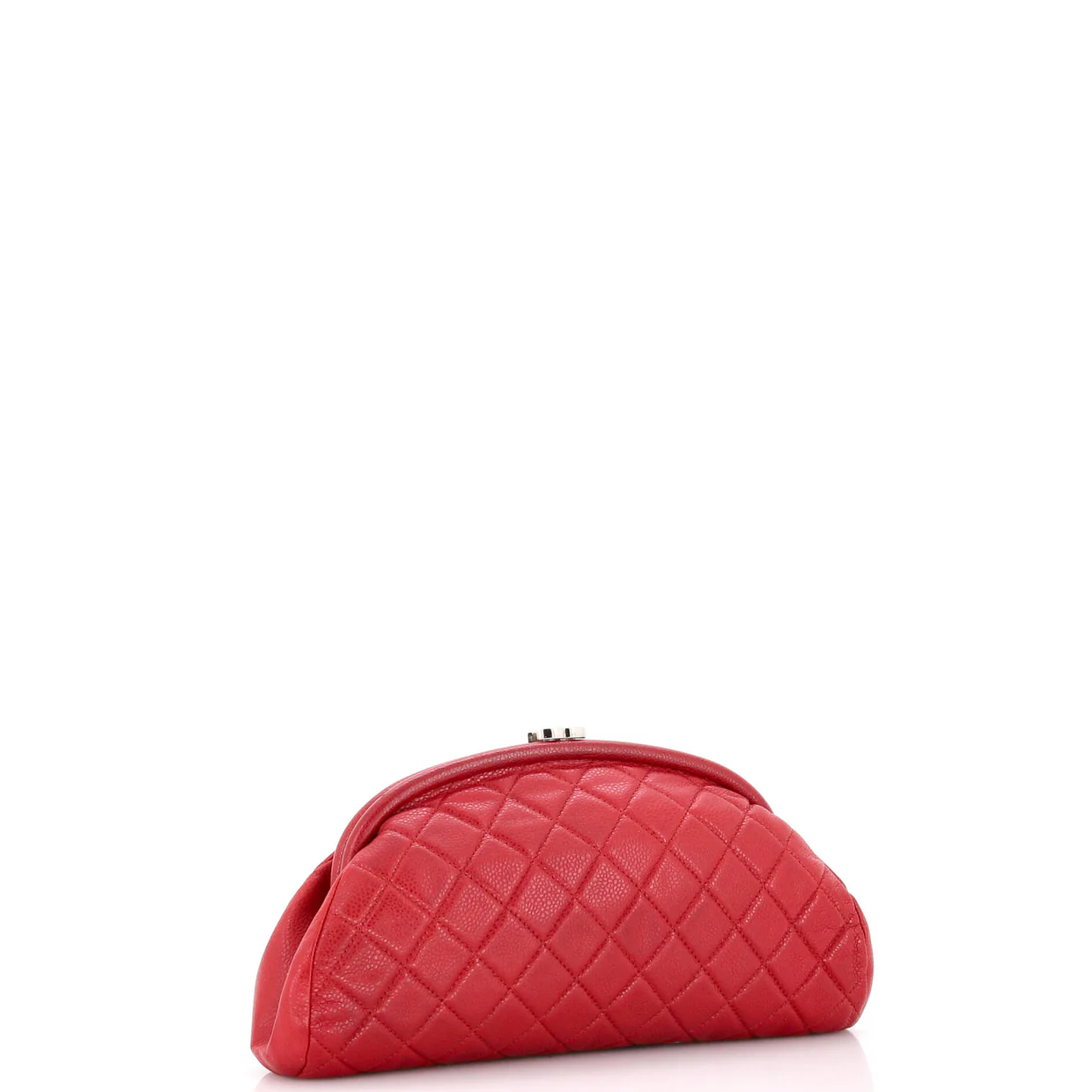 Timeless Clutch Quilted Caviar - Deep Luxury