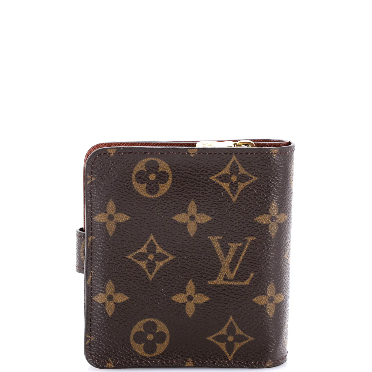 Compact Zippe Wallet Monogram Canvas - Deep Luxury