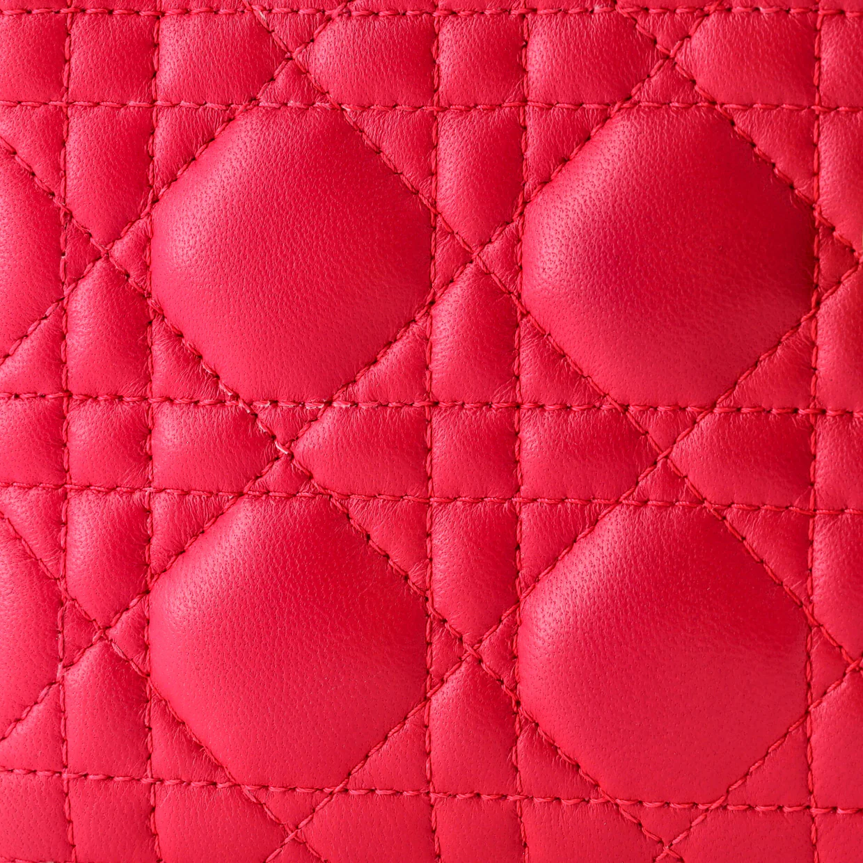 Lady Dior Bag Cannage Quilt Lambskin Mini - Deep Luxury