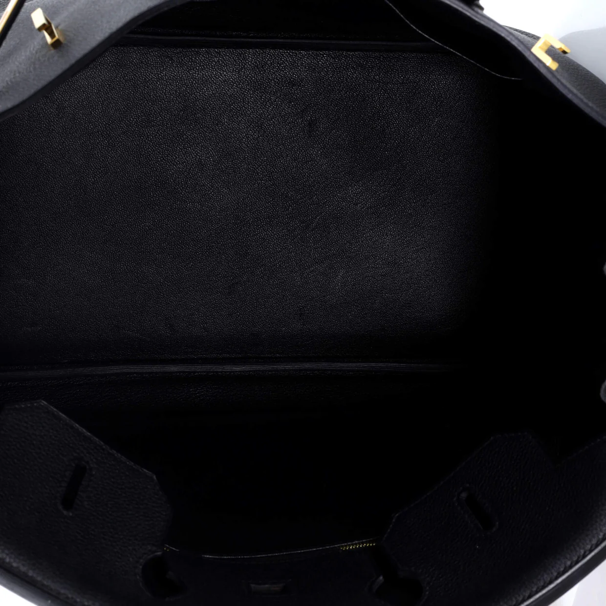 Birkin Handbag Noir Togo with Gold Hardware 35 - Deep Luxury