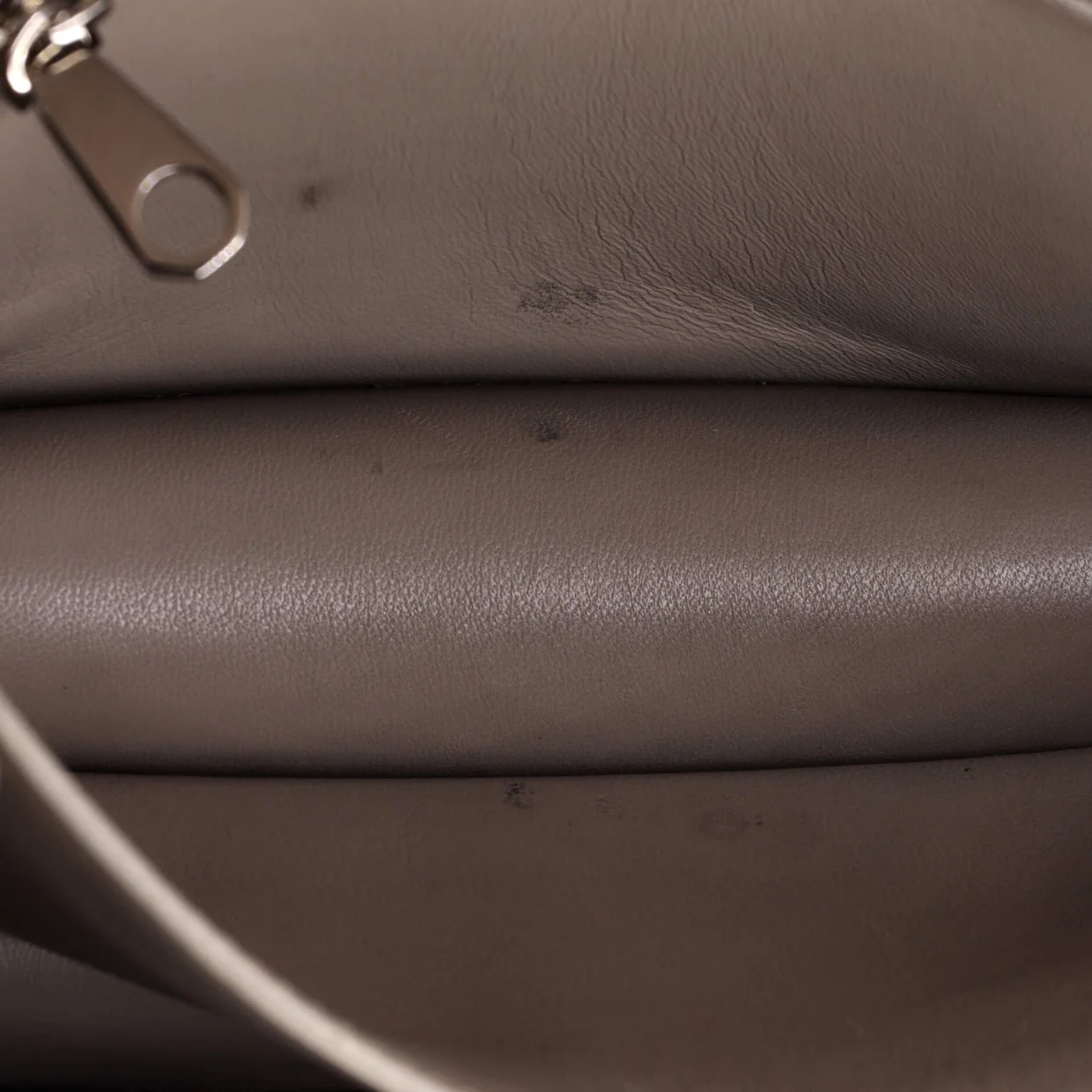 TB Flap Bag Embossed Metallic Leather Small - Deep Luxury