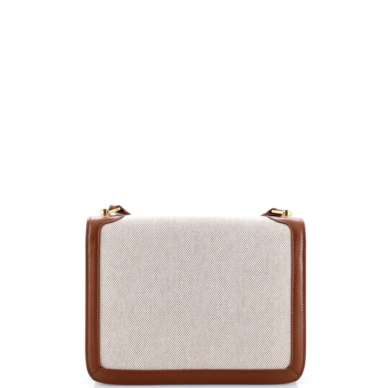 Carre Satchel Canvas with Leather Medium - Deep Luxury