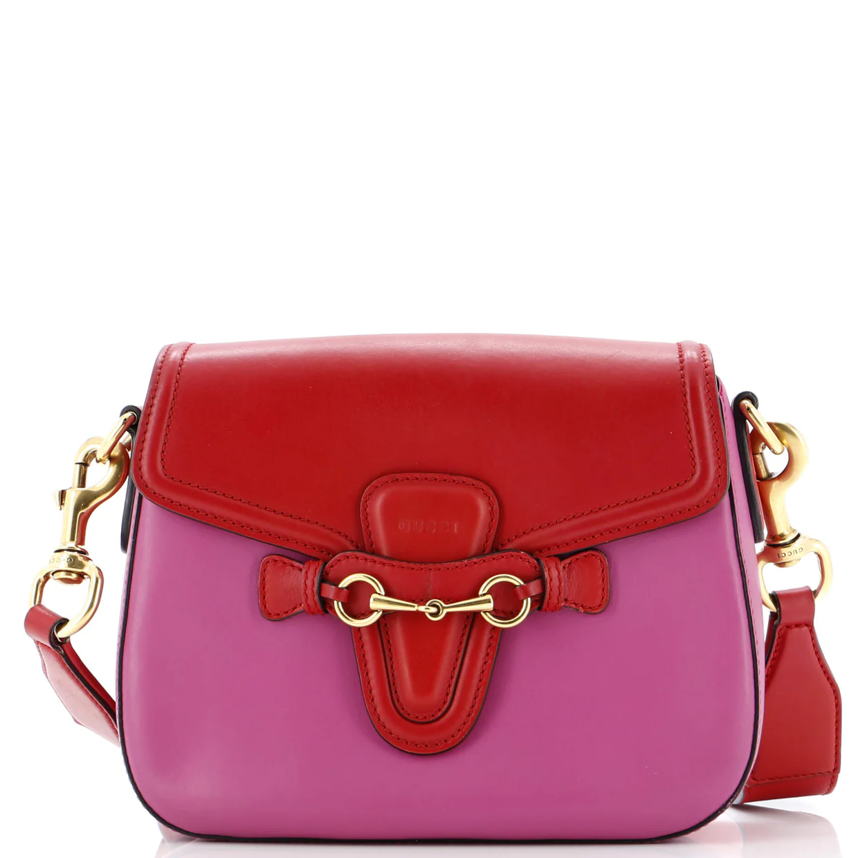 Lady Web Shoulder Bag Leather Medium - Deep Luxury