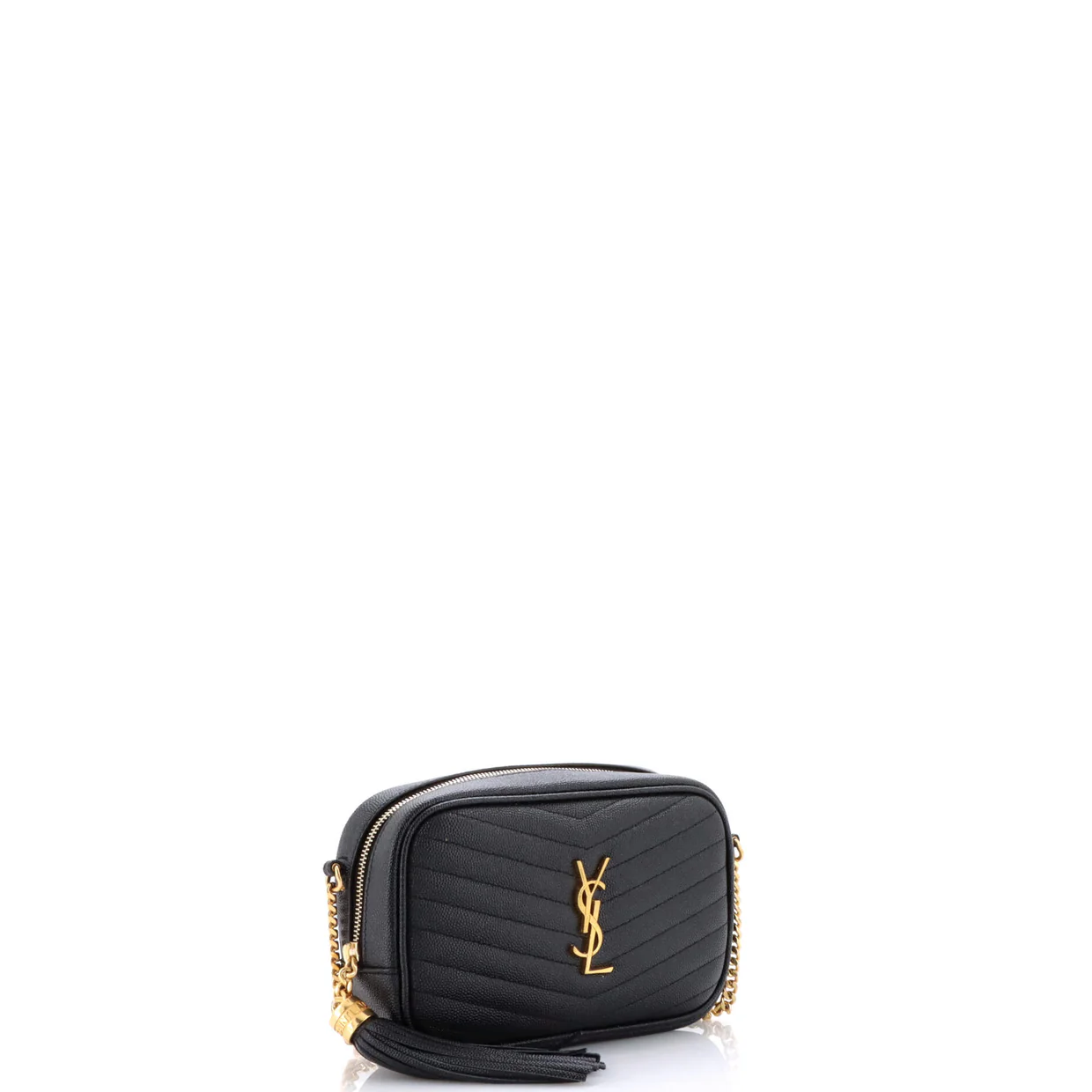 Lou Camera Bag Matelasse Chevron Leather Mini - Deep Luxury