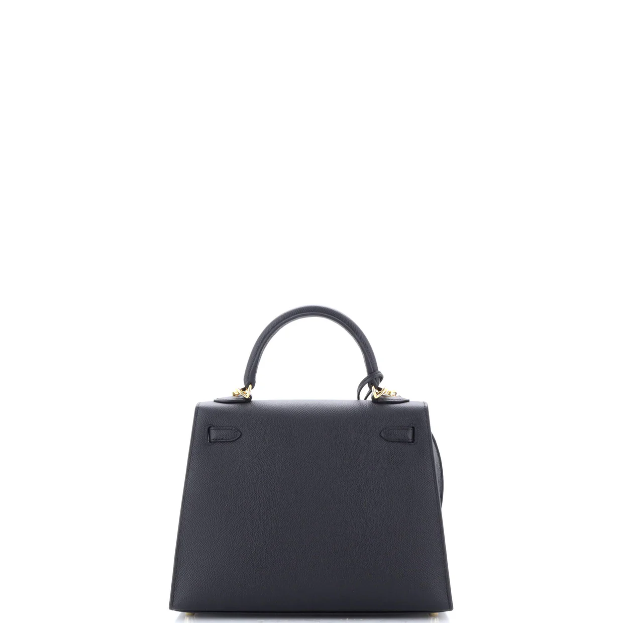Kelly Handbag Noir Epsom with Gold Hardware 25 - Deep Luxury
