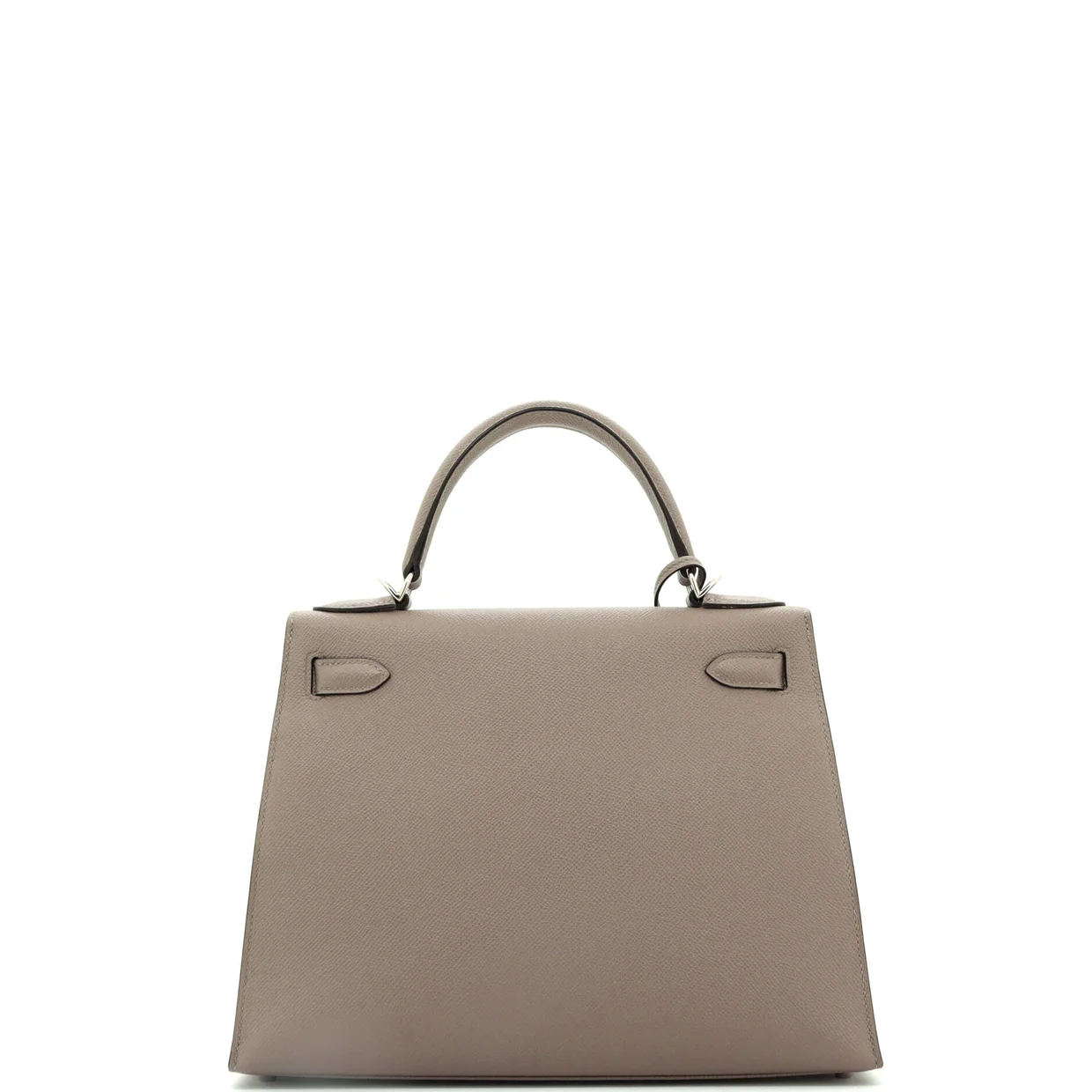 Kelly Handbag Grey Epsom with Palladium Hardware 28 - Deep Luxury