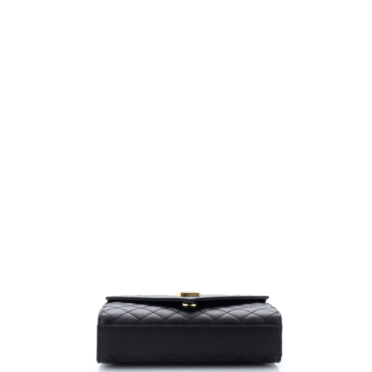 Classic Monogram Envelope Satchel Mixed Matelasse Leather Small - Deep Luxury