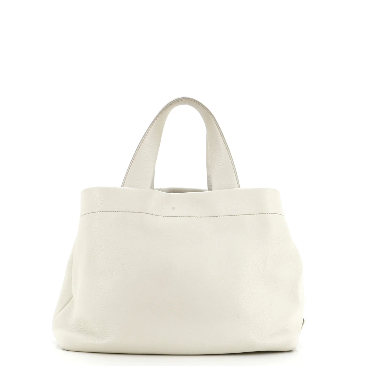 Logo Tote Perforated Leather Medium - Deep Luxury