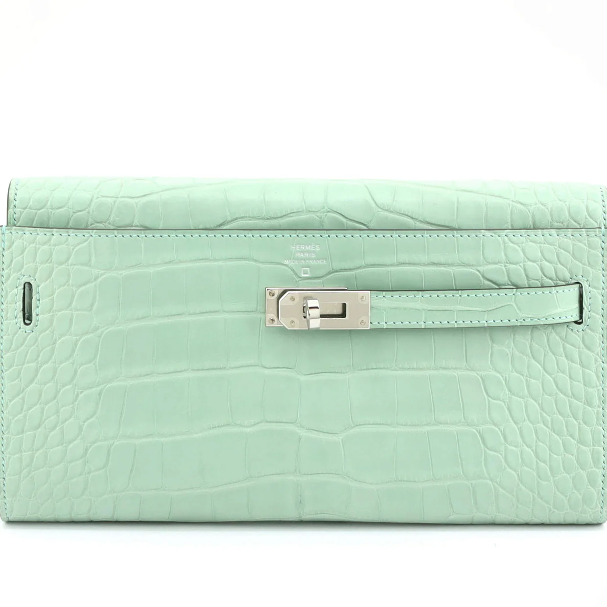 Kelly To Go Wallet Alligator - Deep Luxury