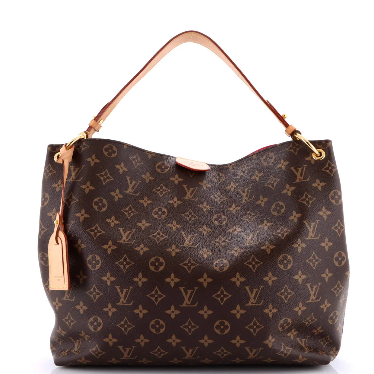 Graceful Handbag Monogram Canvas MM - Deep Luxury