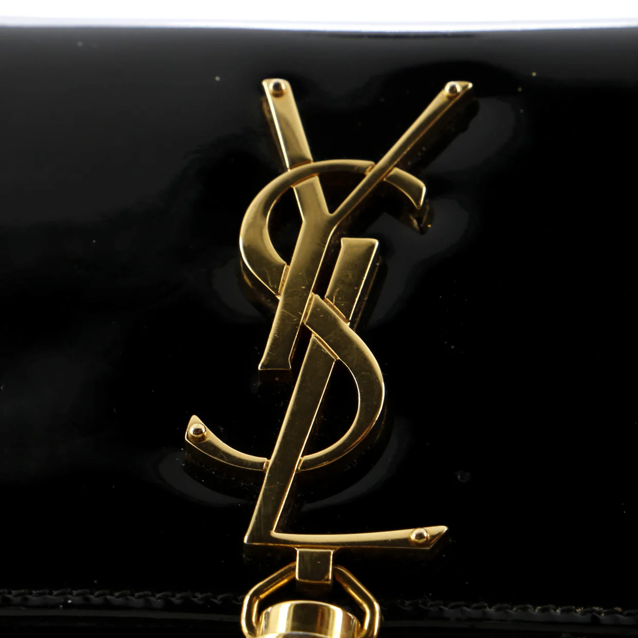 Classic Monogram Tassel Crossbody Bag Patent Small - Deep Luxury