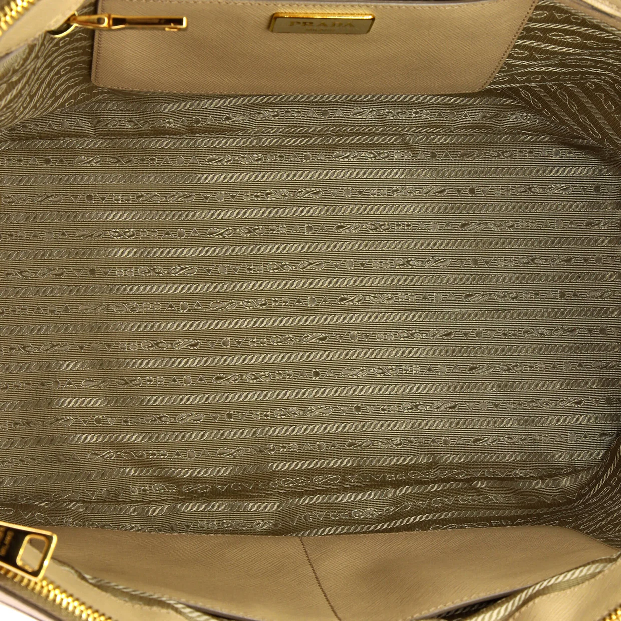 Double Zip Lux Tote Saffiano Leather Medium - Deep Luxury