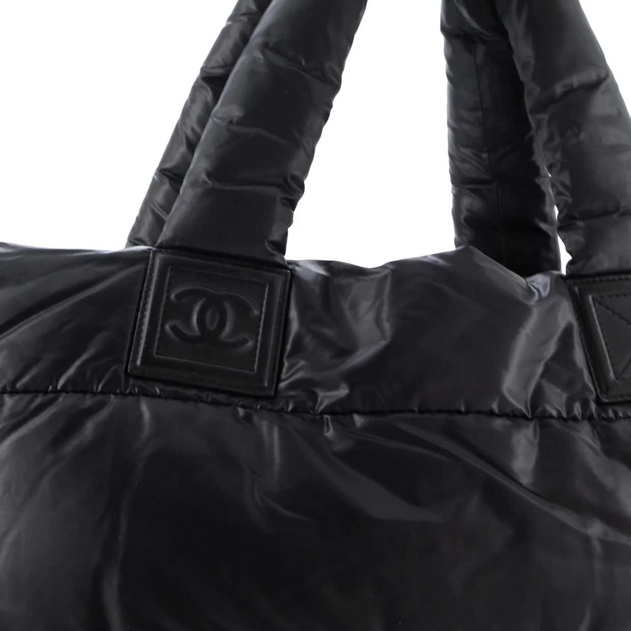 Coco Cocoon Reversible Tote Quilted Nylon Medium - Deep Luxury