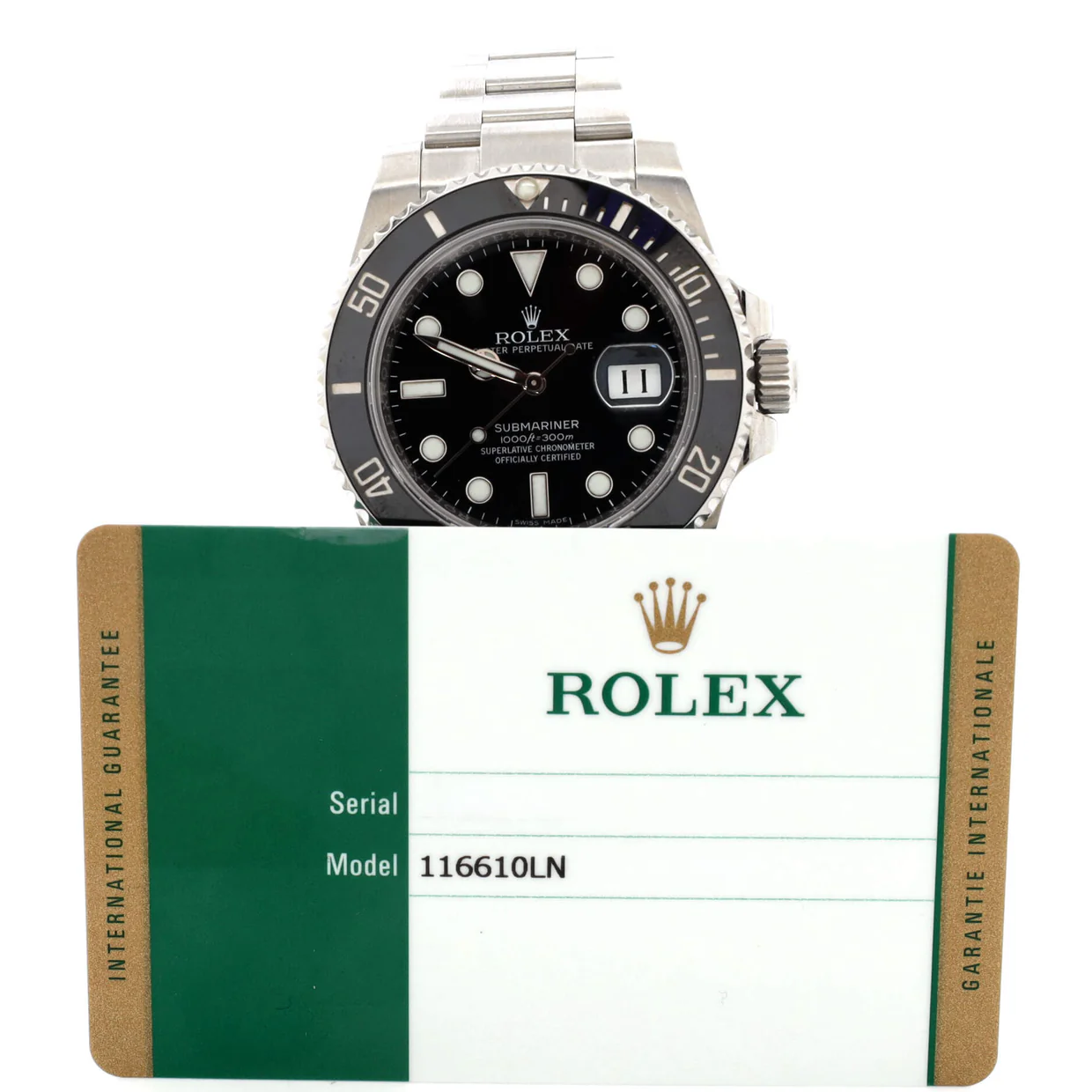 Oyster Perpetual Submariner Date Automatic Watch Stainless Steel and Cerachrom 40 - Deep Luxury