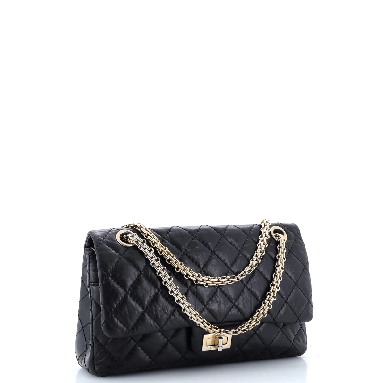 50th Anniversary Reissue 2.55 Flap Bag Quilted Aged Calfskin 225 - Deep Luxury