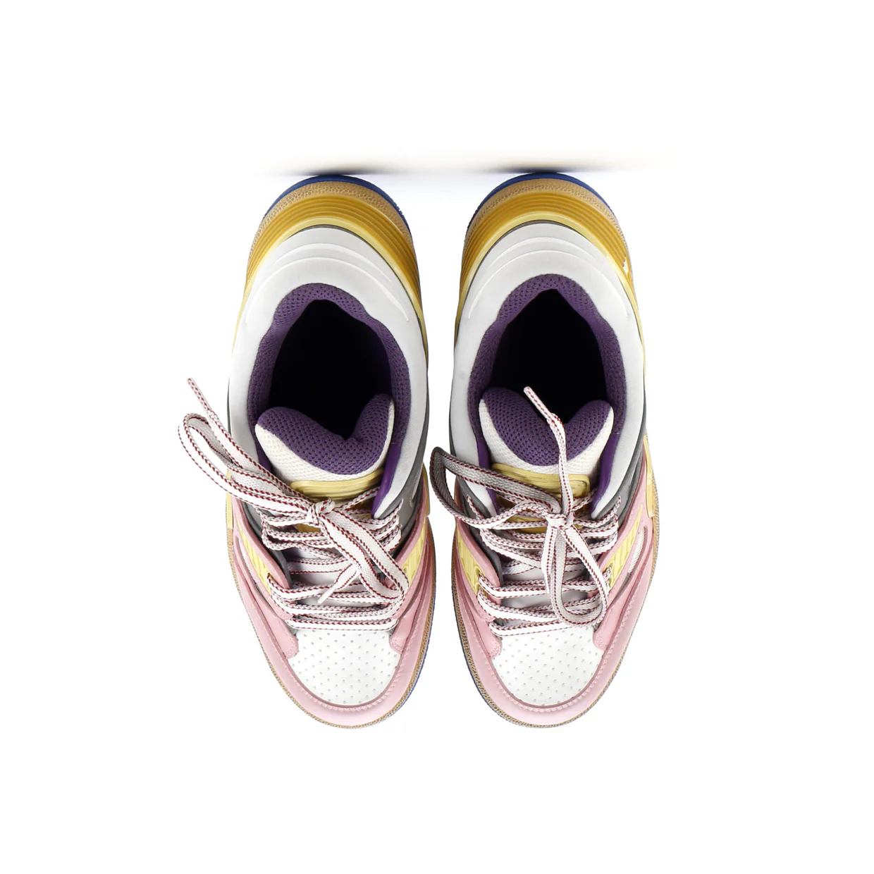 Basket Low-Top Sneakers Demetra with Fabric - Deep Luxury